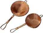 Tea Drain Strainer Filter Mesh Hand Weaving Fine Copper Drip Bowls Infuser for Loose Leaf Teapot Strainer With Handles Divider (B) - Image 2