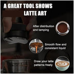 51/53/58mm Espresso Tamper And Coffee Distributor With Tamping Mat And Cleaning Brush Set Professional Leveler Tools(53mm Distributor) - Image 4