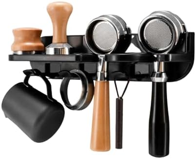 Coffee Machine Handle Organizer Hanging Rack 51/54/58mm Wall Hanging Coffee Set Portafilters Organizer Shelf (Color : Wall rack-51mm) - Image 2