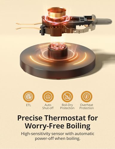 Electric Kettle Temperature Control, Electric Tea Kettle Hot Water Boiling - Image 3