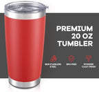 20 oz Tumbler with Lid Stainless Steel Insulated Tumblers Bulk Cups Mug - Image 2