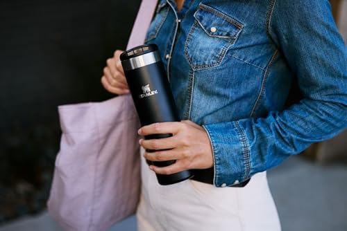 STANLEY Transit Flip Top Mug | Leakproof Travel Coffee Mug | Lightweight Insulated Stainless Steel | Dishwasher Safe | Perfect Mother’s Day Gift | BPA-Free | 16 oz | Rose Quartz Bouquets - Image 6