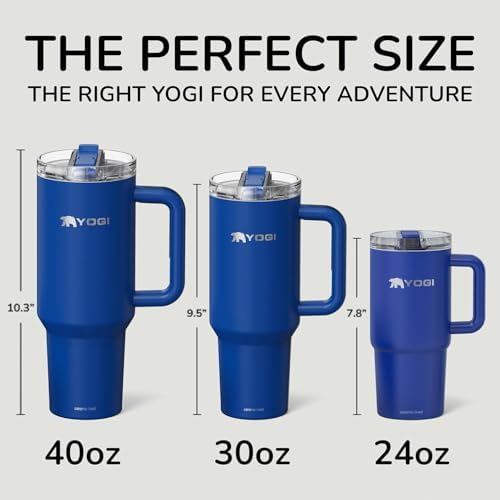 YOGI 24oz Tumbler with Straw - Indigo - Image 6