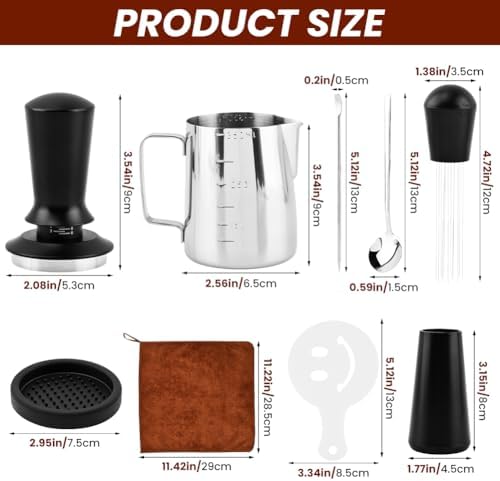 23PCS Coffee Tamper Set,Espresso Accessories Kit - Image 2