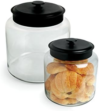 Anchor Hocking Montana 1.5 Gallon Glass Jar with Lid, Black Metal Lid - Image 3