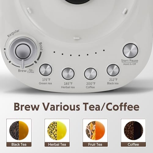 BUYDEEM K156 Tea Maker, Electric Kettle for Tea and Coffee Brewing, 1.6Qt - Image 6
