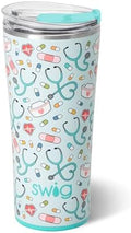 Swig Life 22oz Insulated Tumbler with Lid, Scrub Life by SwigLife