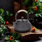 Vintage Cast Iron Teapot 800ml Small Japanese Tetsubin Metal Tea Kettle for Home Office Stovetop Use Retro Decorative Teaware - Image 4