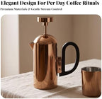 Easy to Clean Stainless Metal Carafe Figurine | Sleek Modern Decoration, Coffee Kettle Statue with D Shaped Handle, Polished, for Displaying, Silver, Kettle - Image 4