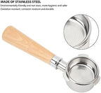 Bottomless Portafilter 8 Series Handle 54Mm Stainless Steel 870 Coffee 880 Stainless Steel and Wood Brewing Coffee Brew Coffee Brewed Coffee Machine replacement Parts (Beech) - Image 7