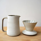Ceramic Coffee dripper set,Coffee Jug,White Ceramic Pour Over Coffee Server with Dripper,Pour Over Coffee Maker Set - Image 5