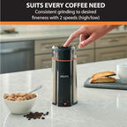 Krups, Coffee Grinder, Ultimate Silent Vortex Plastic and Stainless Steel Grinder with Removable Bowl Mess-Free, 8 Times Quieter, 2 Speeds 240 Watts, Dry Herbs, Dishwasher Safe, 12 cups ground Silver - Image 2