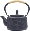 tetsubin Cast iron Tea Kettle workshop Healthy japanese flower pattern Teapot with Stainless Steel Infuser（30.4oz） by Unknown