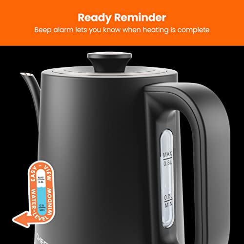 Chefman TrueTemp Precision Control Gooseneck Kettle, Internal Custom Temperature Control and 6 One-Touch Presets, Boil-Dry Protection Auto Shut-Off for Safety, For Pour Over Coffee and Tea, Black - Image 5