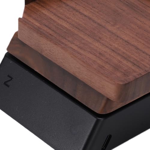 Digital Kitchen Scale, 1kg 0.1g Precision Wood Coffee Scale with LCD Display, Space Saving Design, Rechargeable Portable Food Weigher for Baking, Cooking, Espresso - Image 7