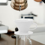 MAGICLULU Ceramic Coffee Filter Cup Handmade White Manual Coffee Maker - Image 6