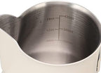 Metal Milk Frother Cup with Scale, 304 Stainless Steel Milk Frothing Pitcher, Latte Cup for Home Office Cafe Hotel (Matte White 550ml) - Image 7