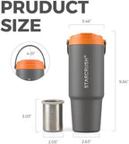 Portable Electric Espresso Maker, 30oz Insulated Stainless Steel Extraction Coffee Cup,Fast Brew with Pressure, Rechargeable, Leak Proof, BPA Free, Ideal for Travel,Commute and Office - Image 4