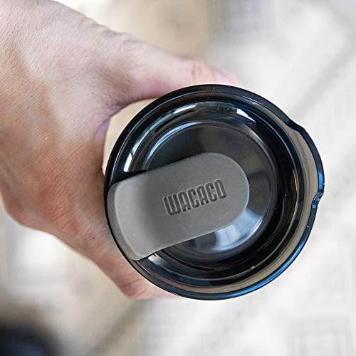 WACACO Octaroma Lungo Vacuum Insulated Coffee Mug, Double-wall Stainless Steel Travel Tumbler With Drinking Lid, 10 fl oz(300ml)， Dim Grey - Image 4