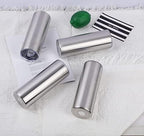 12 Pack 20 Oz Straight Skinny Tumblers,Individually Gift Boxed Stainless Steel Slim Skinny Tumbler Set Bulk, 20 Oz Insulated Slim Thin Travel Tumbler Cup for Diy, Silver - Image 3
