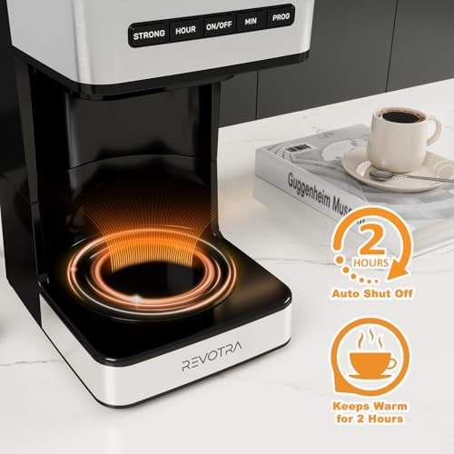 REVOTRA 12 Cup Programmable Coffee Maker, Hot and Iced Drip Coffee Makers - Image 3