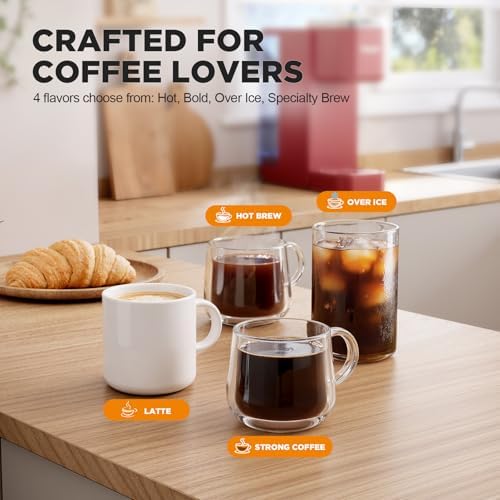 Tastyle Single Serve Coffee Maker with Built-in Detachable Milk Frother - Image 4