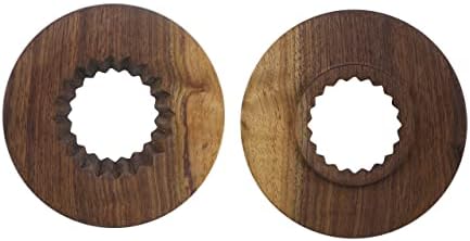 Handmade Origami Coffee Dripper Holder, Pour Over Coffee Stand, Walnut Wood Holder for Origami Dripper S M (Flat) - Image 5