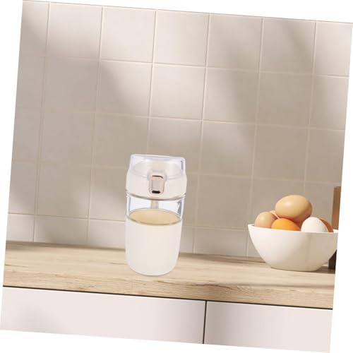 Glass Travel Mug Flip Lid Tea Cup Strainer Heat-resistant Sleeve for Cold Hot Drinks Reusable Cup Lid for Coffee Tea - Image 4