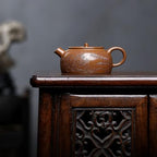 Tea Kettle Creative Handmade Exquisite Pattern Jiangshan Beautiful Teapot Home Purple Sand Teapot Ceramic Tea Infuser - Image 7