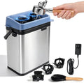 Electric Portafilter Cleaner, Automatic Portafilter Cleaner 58mm Knock Box | Dual Station Coffee Puck Cleaner Machine | Espresso Knock Box | Puck Sucker | Commercial & Home Barista Tool by BQ