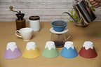 Mt. Fuji Ceramic Coffee Filter - Made in Japan - Reusable Dripper - Red - Image 2