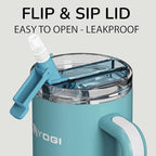 YOGI 40oz Tumbler with Straw - Laguna - Image 5