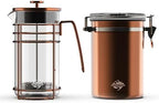 French Coffee Press Small Maker Manual Set Cafetera Tea Steel Filter Stainless Steel 34 Ounce/1 Liter 9917-C001-04 by CrossCreekLLC