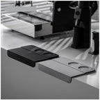 Espresso Tamping Mat Coffee Tamper Station Silicone Food Grade Pad Cafe Bar Home Kitchen Accessories(1pcs Black A) - Image 2