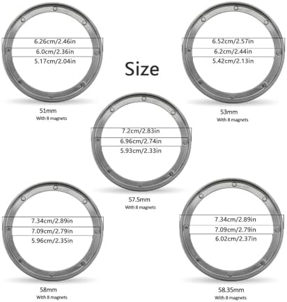51-58.35mm Stainless Steel Dosing Ring for Espresso Barista Funnel(53MM) - Image 3
