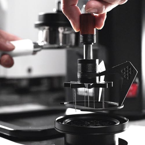 WDT Tool Espresso, Needle Coffee Distributor with Stand Base for Clump Breaking, Stainless Steel Espresso Distribution Tool - Image 6