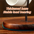 Cup Holder, Countertop Mug Tree, Coffee Cup Organizer, Cup Rack with 4 Hooks, Wooden Base Mug Stand for Living Room, Cafe, Bar - Image 5
