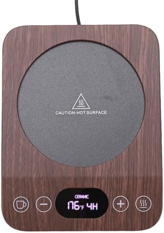 Dpofirs Smart Mug Warmer for Desk | 9-Temp Electric Coffee Warmer with Auto Shut Off, Gravity Sensing Heating Plate for Home Office Hot Chocolate Tea - Image 5