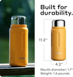 BOBBER 46 oz Stainless Steel Thermo Flask with Removable Tea Infuser – BPA-Free, Dishwasher Safe, Leak-Proof Vacuum Insulated Water Bottle – Keeps Drinks Hot for 45 Hours (Orange) - Image 6