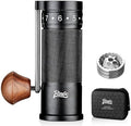 Bincoo Manual Coffee Grinder Manual Foldable Handle– Espresso Hand Coffee Grinder Burr,Compact and Portable for Home/Travel/Camping (Black) by Bincoo