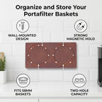 Luocute Magnetic Portafilter Basket Storage Rack - Image 2