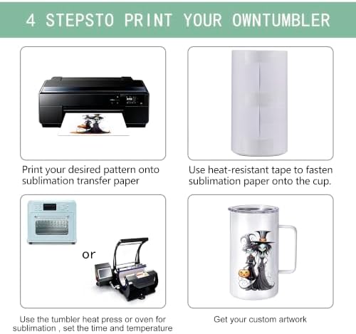 6 Pack 24 oz Sublimation Tumblers coffee mugs - Image 5