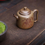Tea Kettle Retro Stoneware Creative Character Carving Teapot Tea Room Tea Ceremony Teapot Ceramic Tea Infuser - Image 5