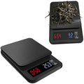 5Kg Electronic Coffee Scale with Timer Precision Digital Kitchen Food Scale for Cooking and Baking Capacity Easy to Use Black Finish for Weighing Coffee and Ingredients by Unknown