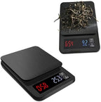 5Kg Electronic Coffee Scale with Timer Precision Digital Kitchen Food Scale for Cooking and Baking Capacity Easy to Use Black Finish for Weighing Coffee and Ingredients by Unknown