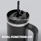 Contigo Streeterville Tumbler, Stainless Steel Vacuum Insulated, Leak-Proof, Cold for 29 Hours, Fits in cupholders, Licorice, 30oz (Pack of 2) - Image 5