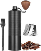 Manual Coffee Grinder, Hand Burr Coffee Grinder with Steel Core, Adjustable Grind, Portable for Home Travel by Unknown