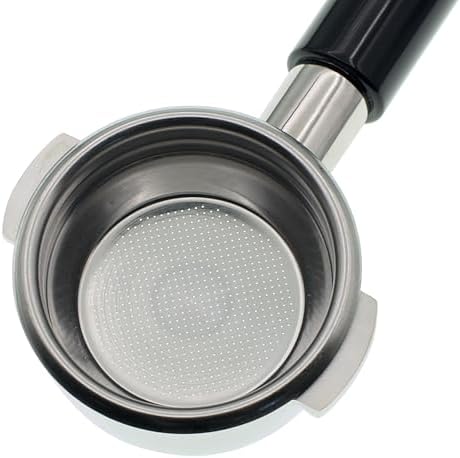 58 mm Bottomless Portafilter for E61 Group – Food-Grade Stainless Steel with Filter Basket – Compatible with Rancilio Silvia, Rocket, and More - Image 4