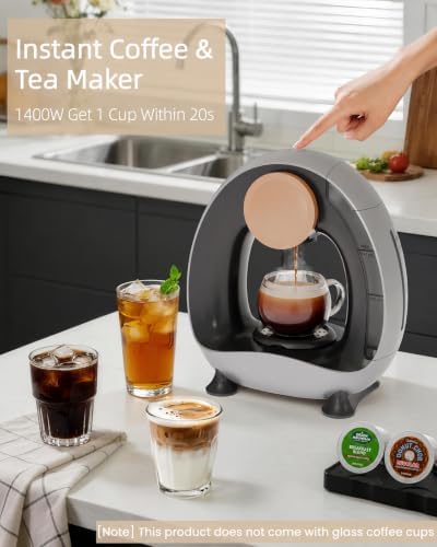Single Serve Coffee Maker for K Cup Ground Coffee and Tea Leaves - Image 3