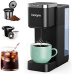 Tastyle Single Serve Coffee Maker for K Cups and Grounds with 3 Brew Styles by Tastyle